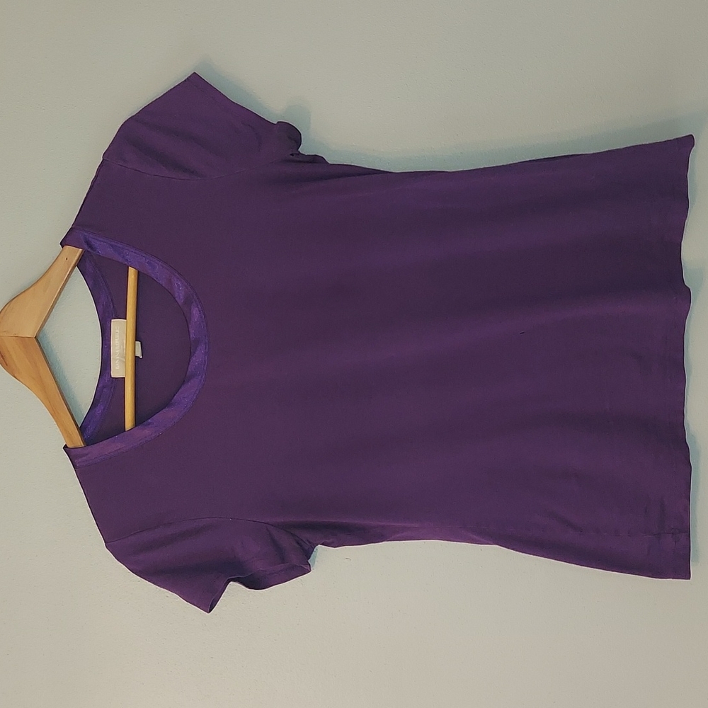 Purple T-Shirt Banana Republic Factory Medium
